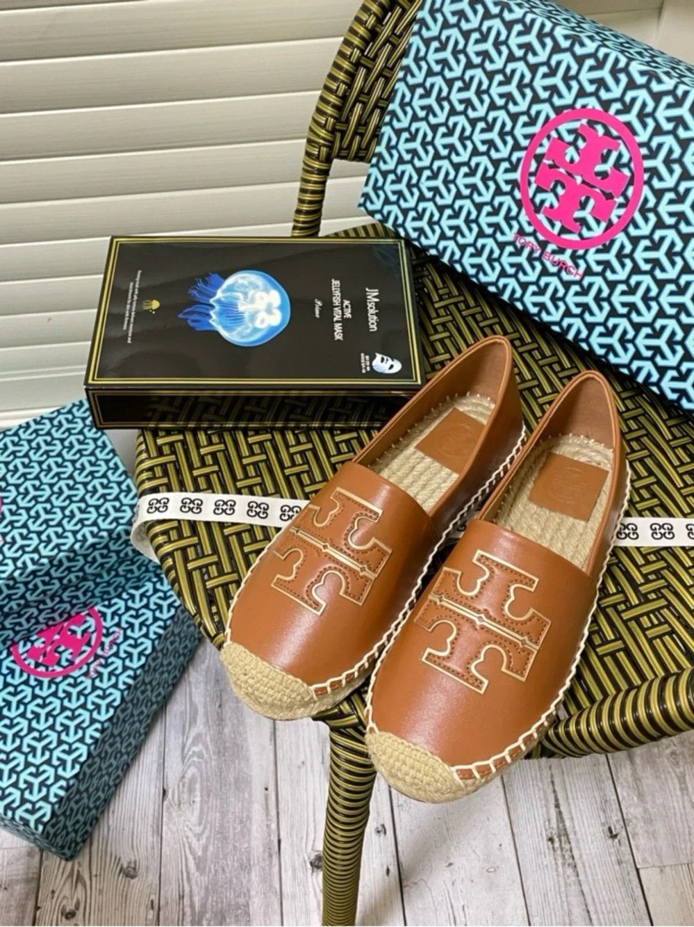 Tory Burch cognac leather